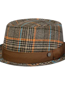 Javio Wool Hat by - beige-black - Size: M (56-57 cm) - Lierys - FashionsVida