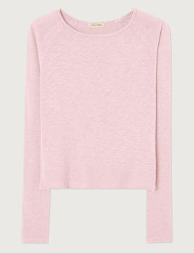 T-SHIRT DROIT L COL BATEAU US feale