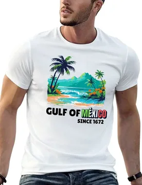 Gulf Of Mexico Since 1672 T-Shirt man t shirt luxury t shirt man luxury t shirts for man pack cotton T-shirt - Aliexpress - FashionsVida