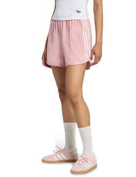 Originals Satin Shorts Women Shorts - Pink - Size S - Poly Mesh - Pink - Size: Small - Adidas - FashionsVida