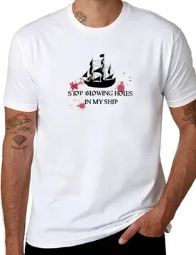 Stop blowing holes in my ship T-Shirt funny t shirts cotton mens graphic t shirts T-Shirt - Aliexpress - FashionsVida