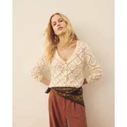 Chaqueta de mujer en crochet