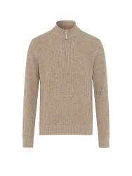 Troyer Pullover STEFFEN beige XXXL