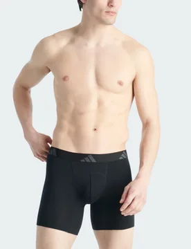 Boxer ergonomici in cotone Active Flex confezione da 2 pezzi intimo L Black - Adidas - FashionsVida