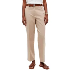 Pantaloni Chino Ww0ww52817 Slim Straight Fit Beige 40