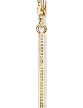 Womens 1577-414-14 Ladies Charm - Gold Sterling Silver - One Size - Thomas sabo - FashionsVida