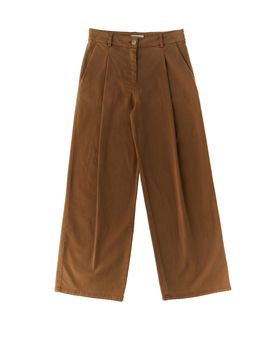 Pantalone wide leg MARRONE 44