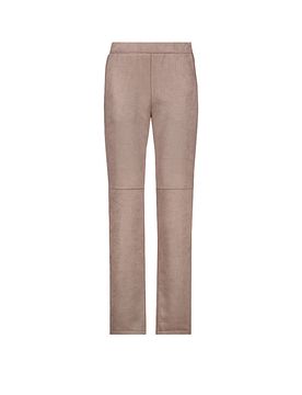 Pantalón efecto ante camel 44