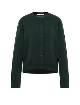 Cárdigan Boxy Fit verde oscuro 42