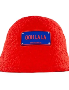 Chapeau Bob Winter Bucket Ooh La La Red One Size unisex - John Hatter & Co - FashionsVida