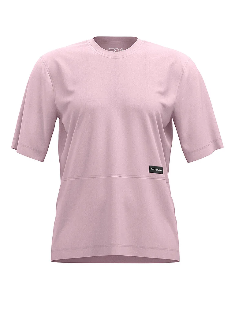Camiseta funcional de mujer Patch 185 Merino rosa XL - Ortovox - FashionsVida