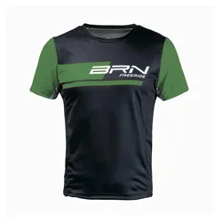 Maglia Da Enduro A Maniche Corte Freeride Black / Green
