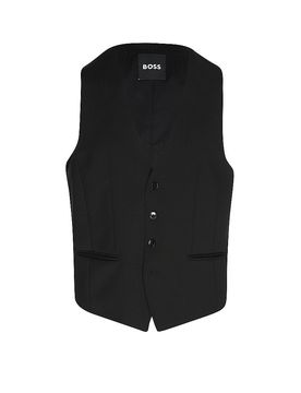 Anzugweste H-HUGE schwarz 106 herren