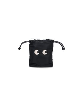 Recycled Nylon Bag with Leather Details