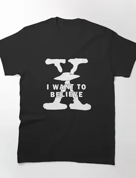 Believe Trust No One Vintage Sci fi tv series The X Files Gift t shirt 0305 Retro Alien movie Graphic clothes All size top S-6XL - Aliexpress - FashionsVida