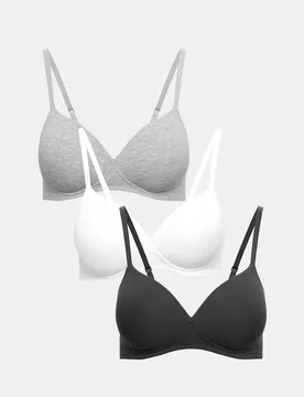 Pk Non Wired T-Shirt Bras A-E Dark Pewter female - M&S - FashionsVida