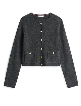 Veste en laine gris S - Tommy hilfiger - FashionsVida