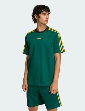 Maglia in jacquard S Collegiate Green - Adidas - FashionsVida