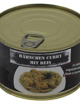 Hähnchen Curry mit Reis Vollkonserve 400 g Default Title adult