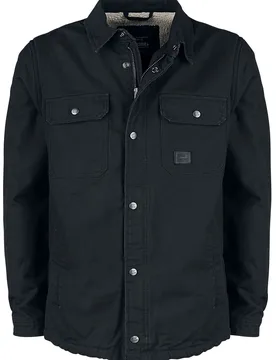 Übergangsjacke - Dean Sherpa - S bis 3XL - für Männer - Größe 3XL - schwarz - Männer - male - Vintage Industries - FashionsVida