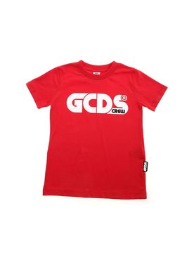 Gcds T-shirt logata rossa