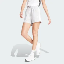 Short Essentials 3-Stripes Cotton 2XL Light Grey Heather / White