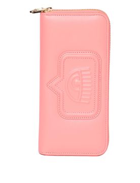 Portafoglio eyelike zip in giro