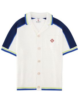 Short Sleeve Crochet Shirt