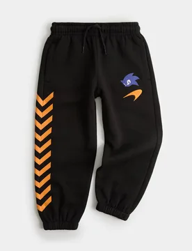 Cotton Rich Sonic™ X McLaren™ Joggers (2-8 Yrs) Black Mix male - M&S - FashionsVida