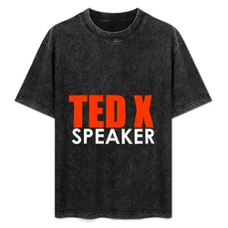 TED X T-Shirt Basic Breathable Solid Color T-Shirt