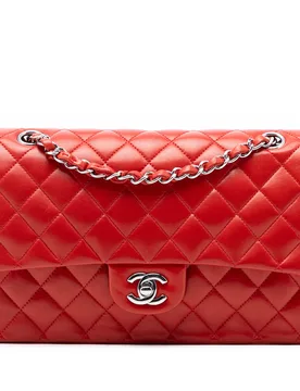 Medium Classic Lambskin Double Flap - Chanel - FashionsVida