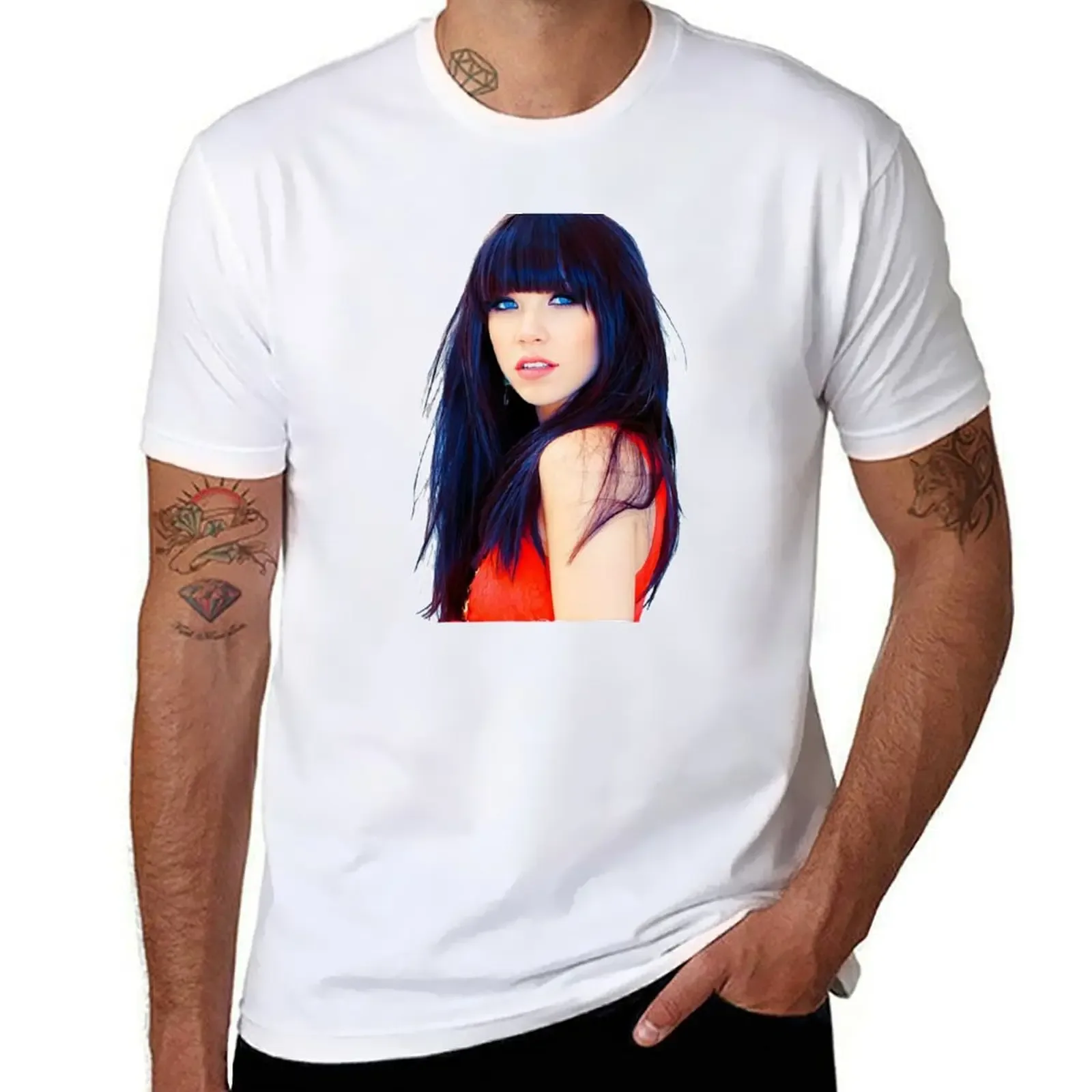 Carly Rae Jepsen T-Shirt Basic Short Sleeve Cotton Blend T-Shirt - Aliexpress - FashionsVida