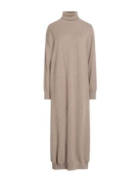 Maxi-Kleid Damen Beige M,XS Damen