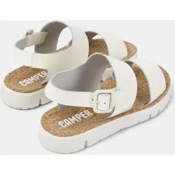 Sandalias planas de mujer Oruga de piel