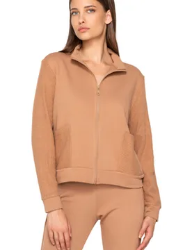 Blazer Langärmeliges Sweatshirt Mit Reißverschluss Sweetened Eu M Female - Luna Splendida - FashionsVida