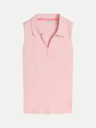 Top mit Kragen Rosa XL