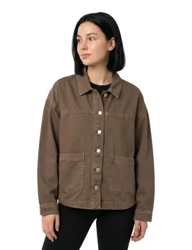 Veste En Jean Jamie Cocoa Brown / Detail Washed M