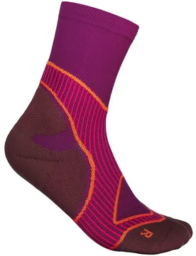 Run Performance Mid Cut Herren Socken, pink 35-37 - Bauerfeind Sports - FashionsVida