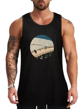 Sudden Shower over Shin-ōhashi bridge and Atake - Hiroshige Tank Top Casual Print Tank Top Daily Graphic Sleeveless Wear - Aliexpress - FashionsVida