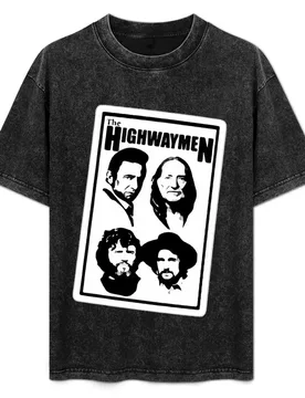 The Highwaymen Group Music T-Shirt Casual Holiday Short Sleeve Tee - Aliexpress - FashionsVida