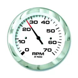 Lido Tachometer Silver 76.20 mm unisex