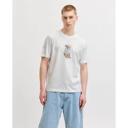 Jack & Jones - Camiseta de hombre manga corta con print frontal