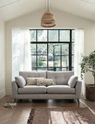 AND STONEHOUSE Ellis Fabric Extra Large 3 Seater Sofa Medium Grey