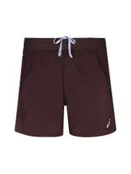 Pantaloncini da running da uomo Road 5 pollici rosso scuro XL