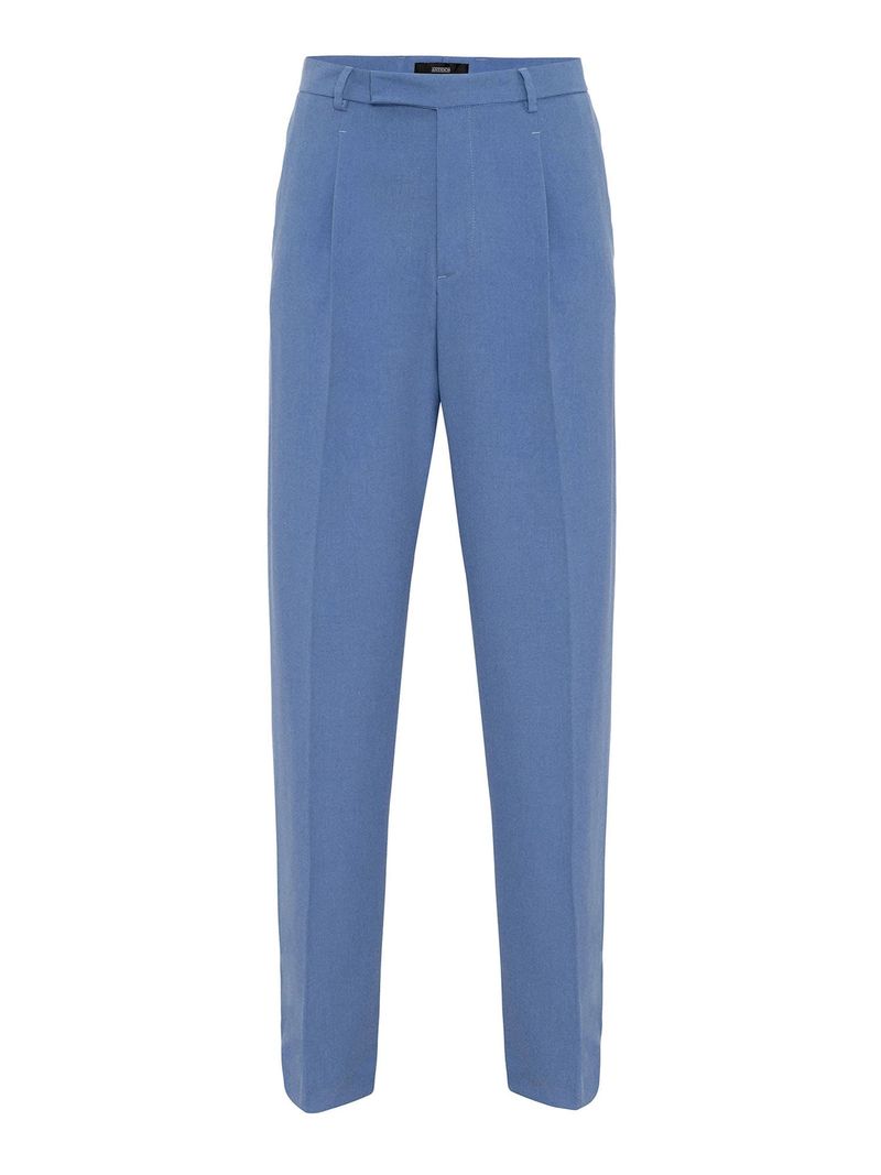 Antioch Pantalón de pinzas azul