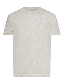 T-shirt in cotone con fantasia Arnica