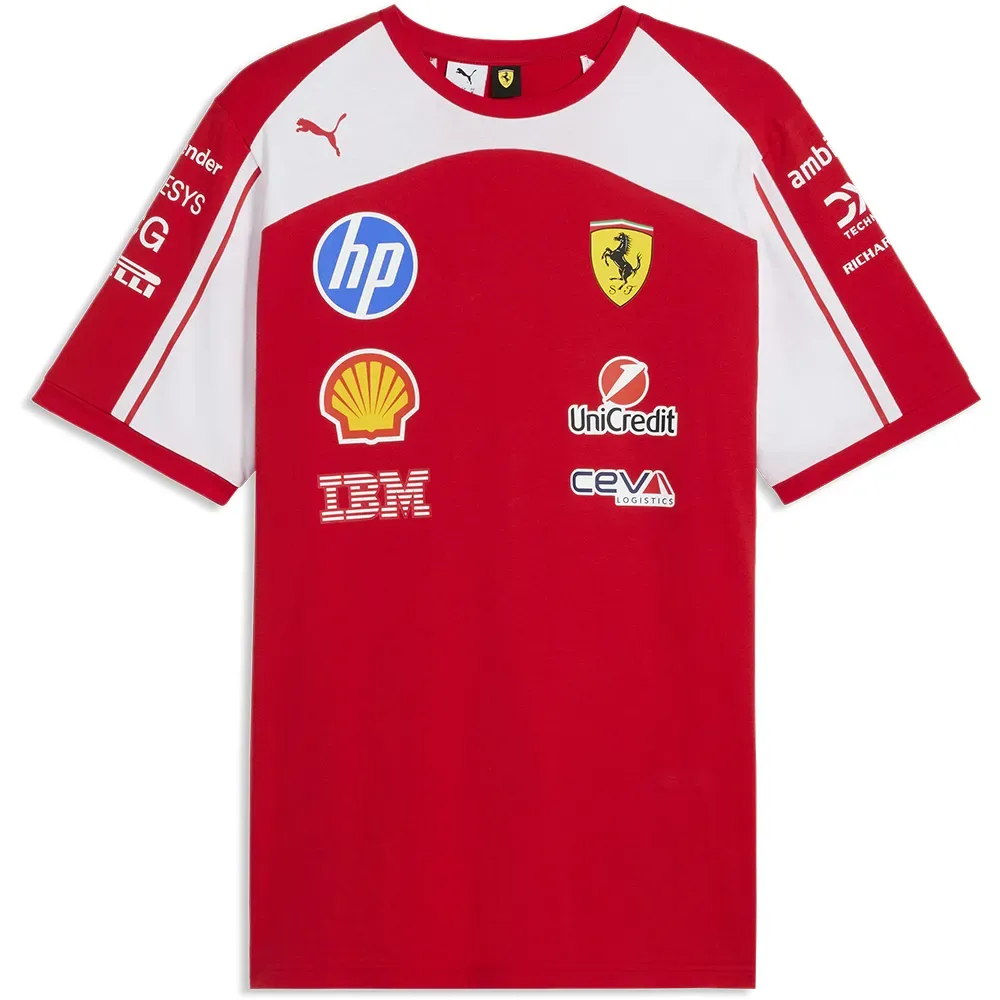 Maglietta A Maniche Corte Sf Ferrari Replica Red XL - Puma - FashionsVida