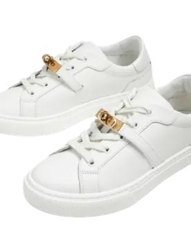 Hermes White Day Sneaker - Hermes - FashionsVida