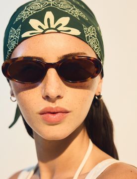 Lunettes De Soleil Écaille M Marron