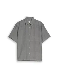 Relaxed heavy structured shirt male